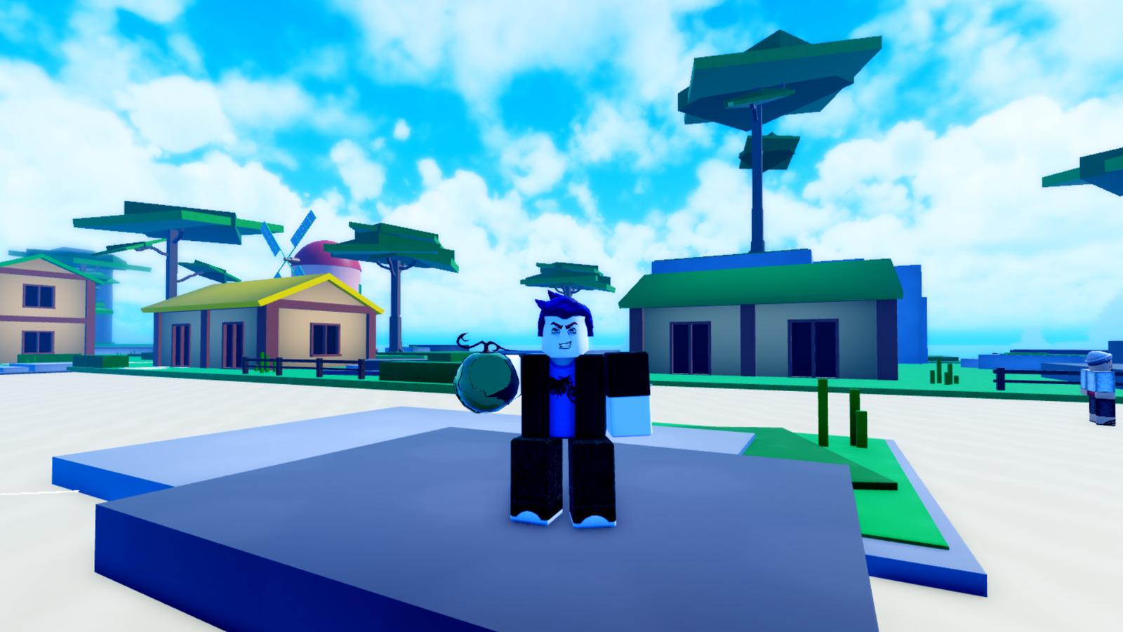 block holding a fruit in One fruit simulator roblox