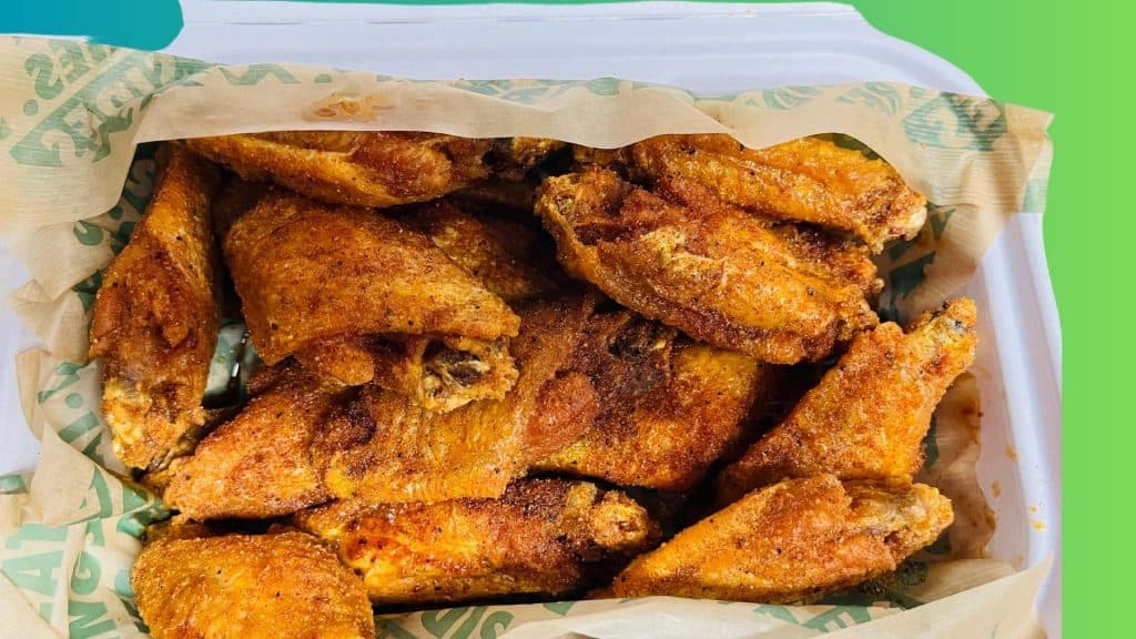 hot honey rub chicken wings