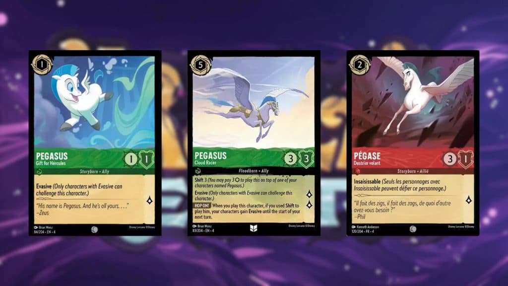 Disney Lorcana Draft Guide - Evasive Cards