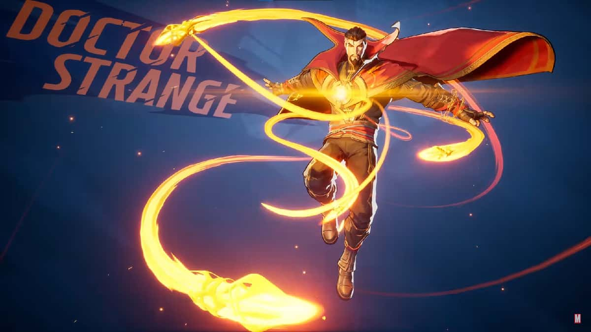 Doctor Strange reveal splash art in Marvel Rivals