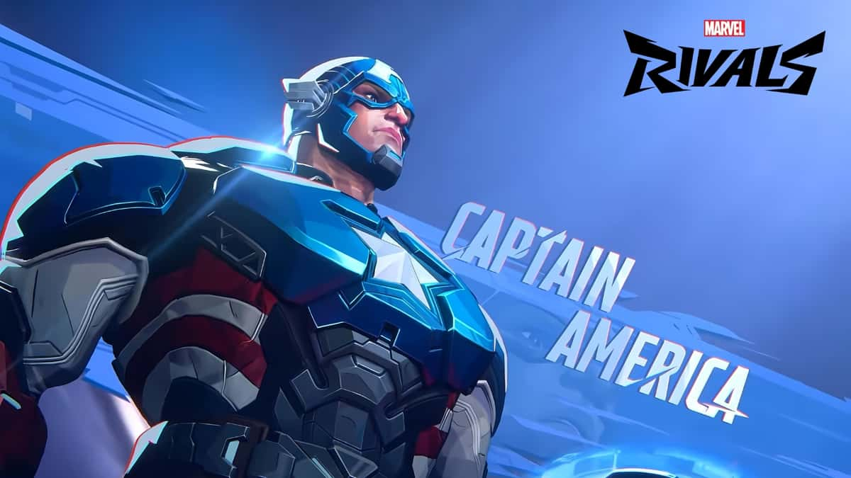 Marvel Rivals Captain America key art