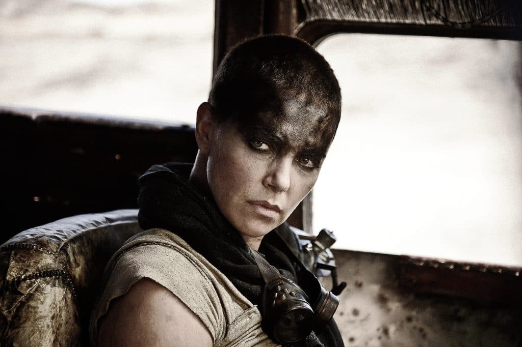 Charlize Theron as Furiosa in Mad Max Fury Road