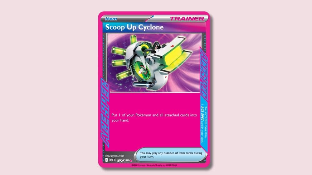 Scoop Up Cyclone Pokemon card.