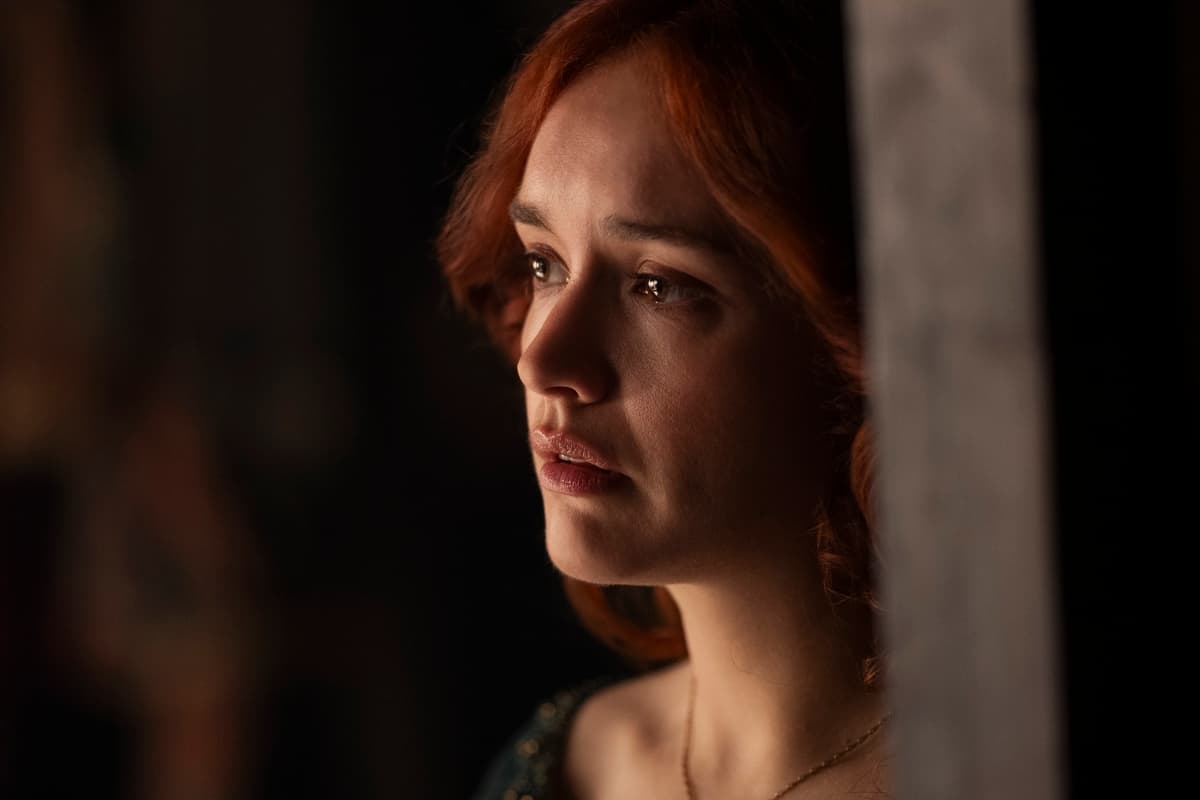 Olivia Cooke as Alicent Hightower in House of the Dragon Season 2.