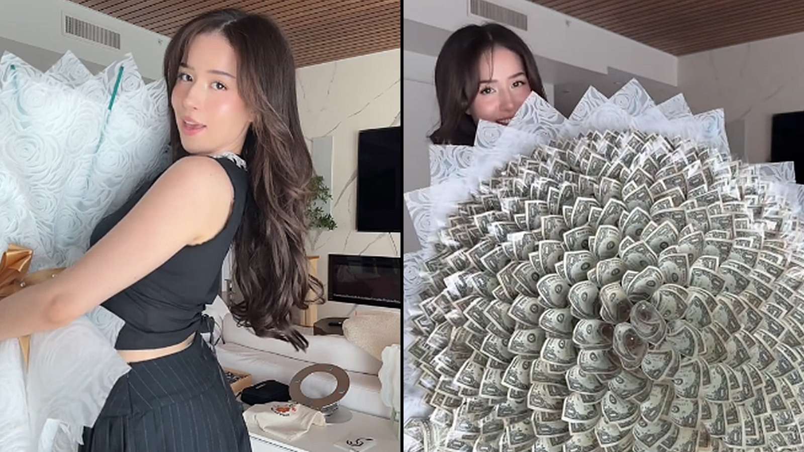 Pokimane responds to backlash after flaunting money bouquet on TikTok -  Dexerto