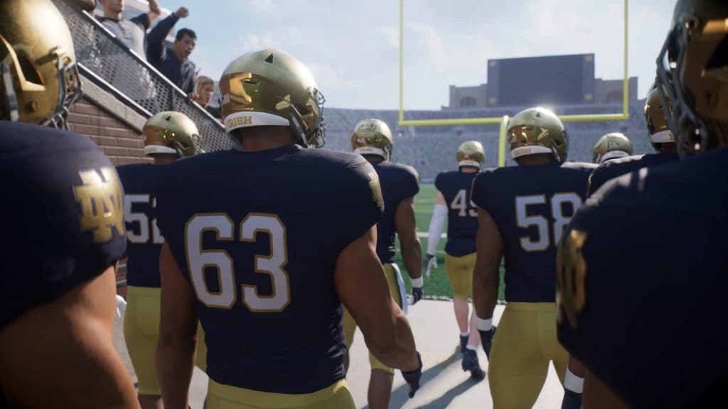 Notre Dame football in College Football 25