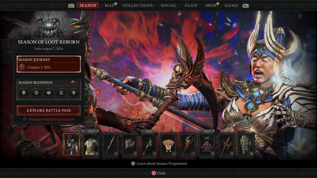 Diablo 4 Season 4 Battle Pass Preview