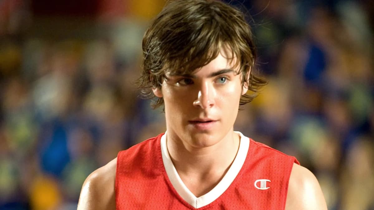 Zac Efron in High School Musical as Tryo Bolton.