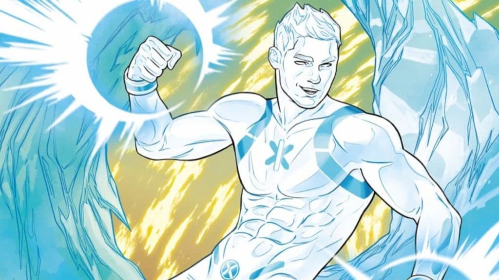 Iceman from Marvel X-Men comics