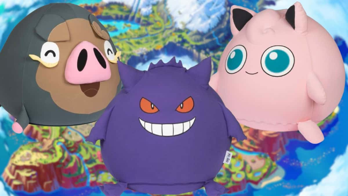 pokemon bean bag chairs jigglypuff gengar lechonk