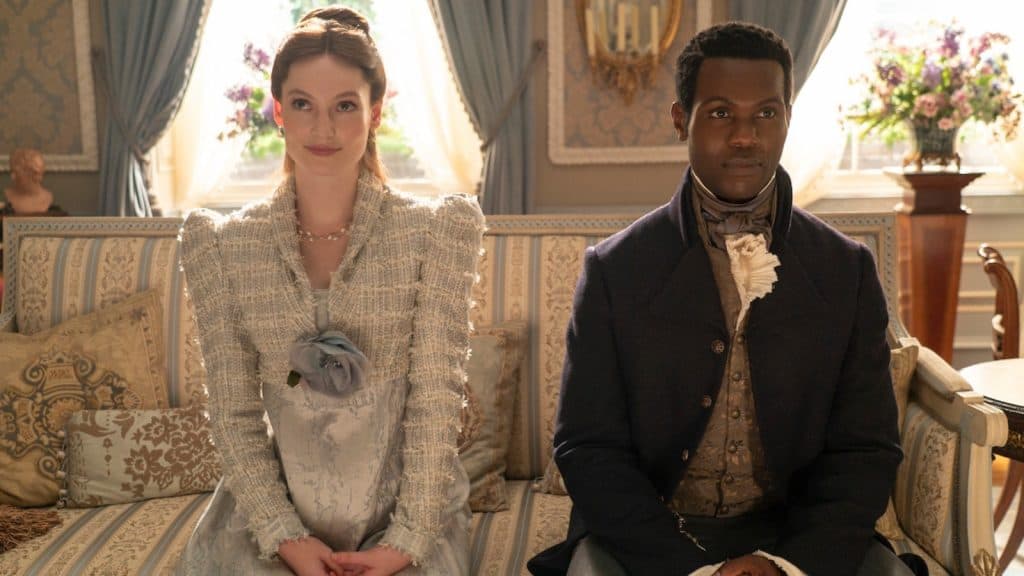 Hannah Dodd and Victor Alli in Bridgerton Season 3