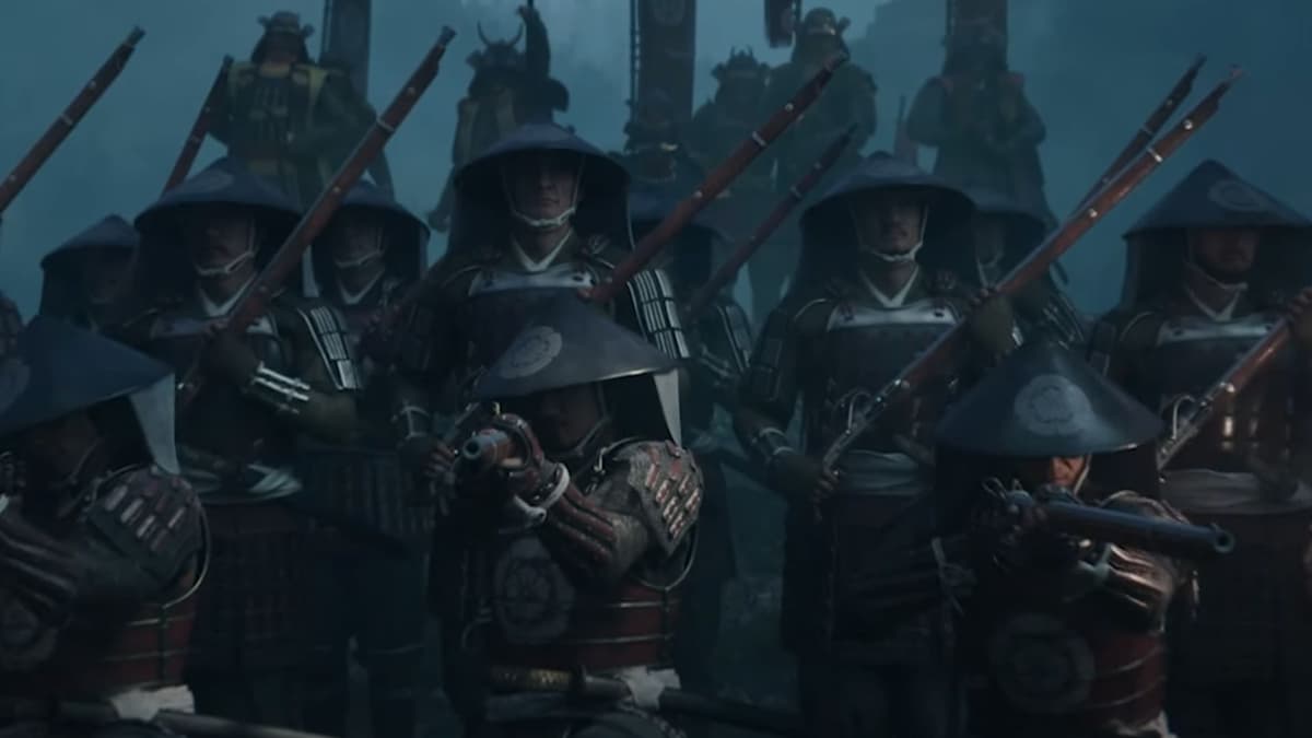 Oda ashigaru wielding Matchlock rifles