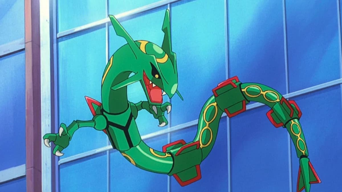 Rayquaza from Pokemon anime.