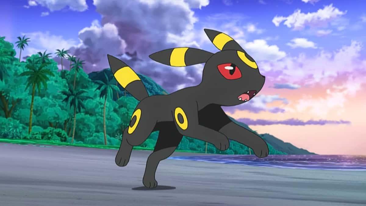 Umbreon from Pokemon anime.