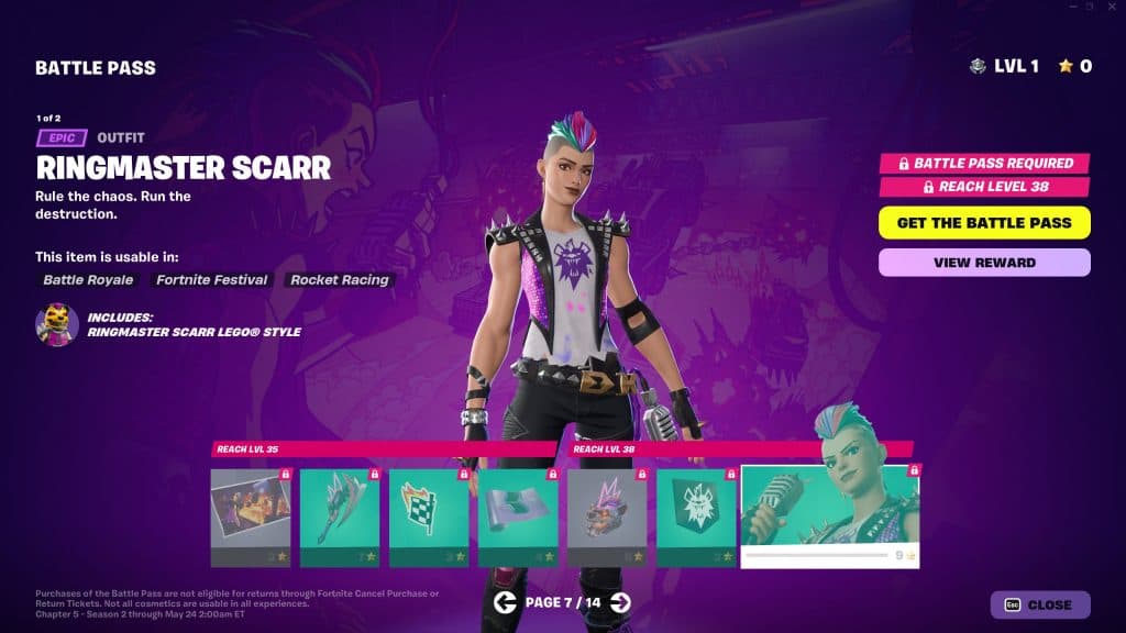 Peau Fortnite Ringmaster Scarr