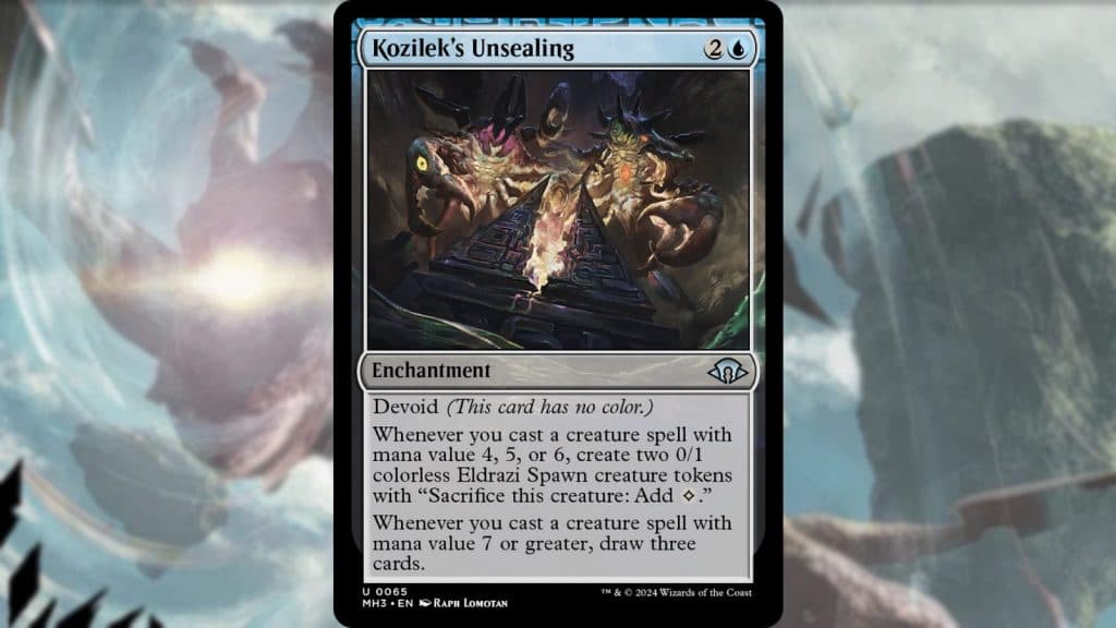 MTG Eldrazi Kozilek's Unsealing