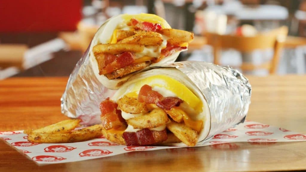 Wendy's new sausage breakfast burrito