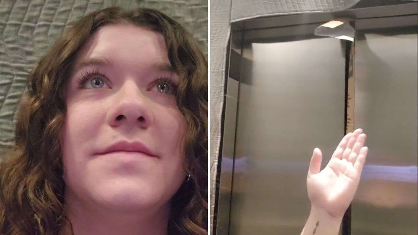 School girl’s art project bizarrely leaves woman trapped in elevator