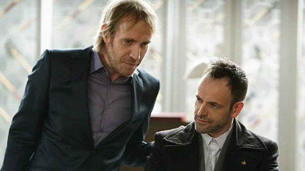 Jonny Lee Miller and Rhys Ifans in Elementary