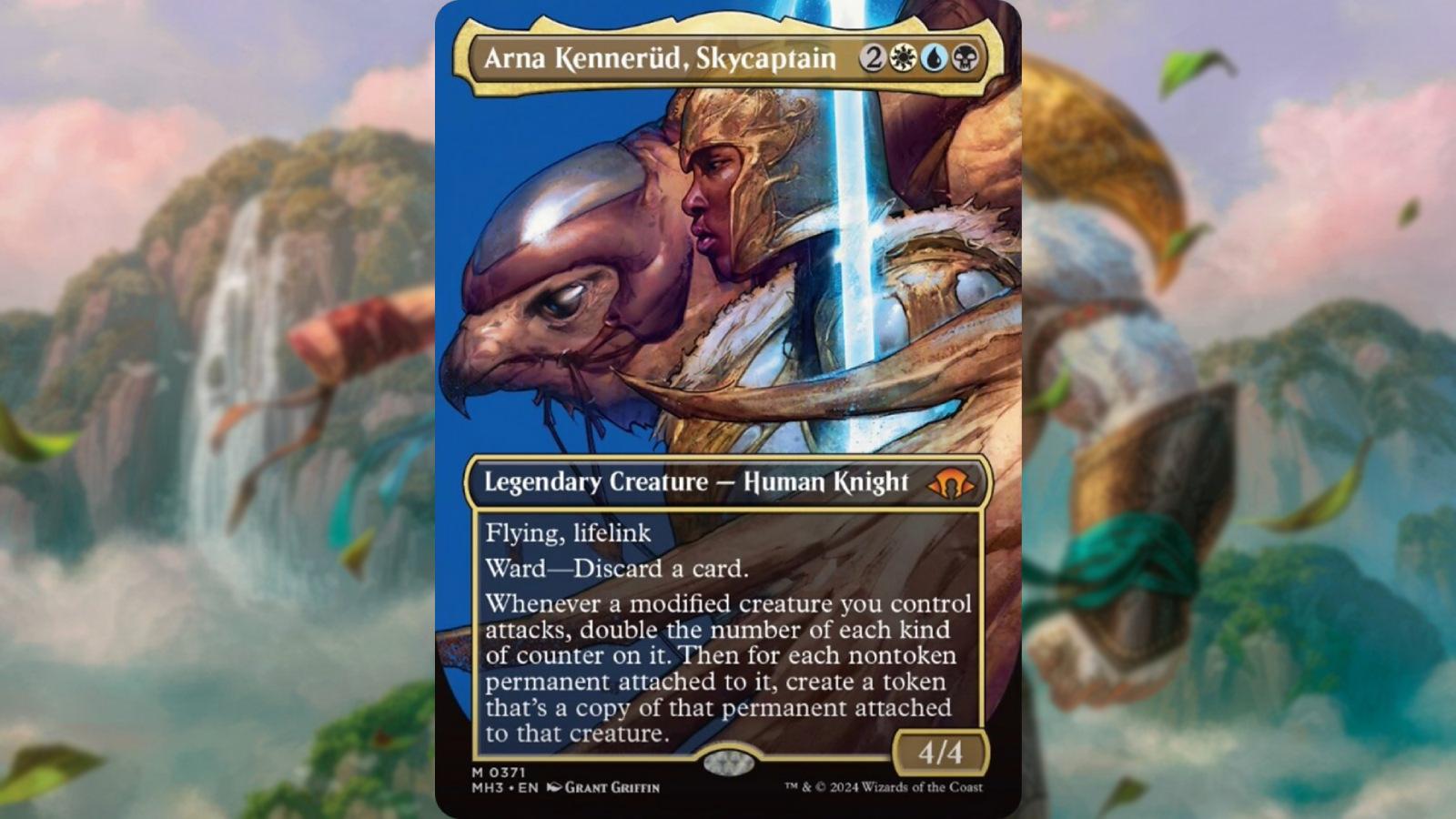 В MTG Modern Horizons 3 Esper Commander удваивается количество оборудования и счетчиков