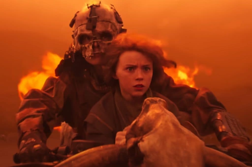 A young Furiosa being captured