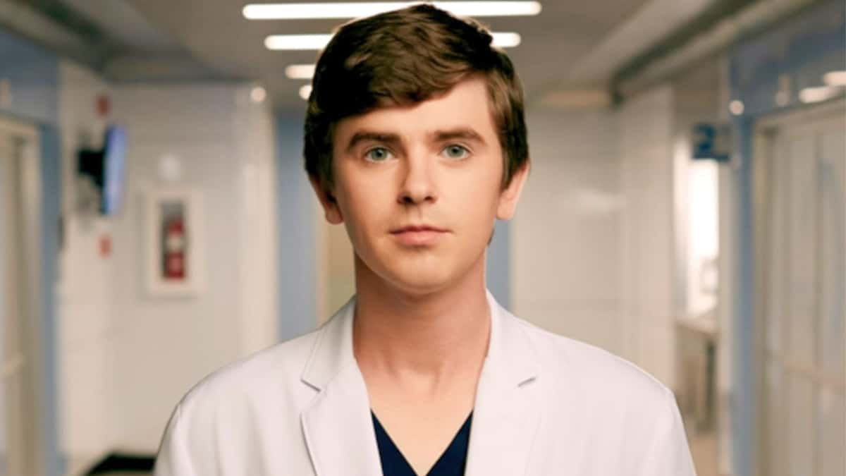 Freddie Highmore as Shaun in The Good Doctor.