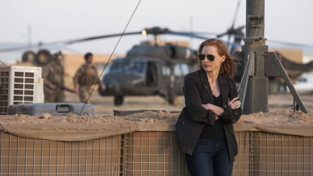 Jessica Chastain in Zero Dark Thirty.