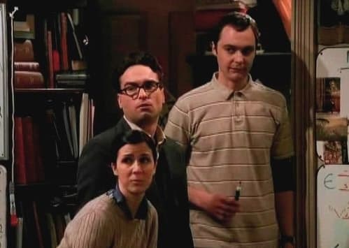 Leonard, Sheldon, and Gilda in The Big Bang Theory