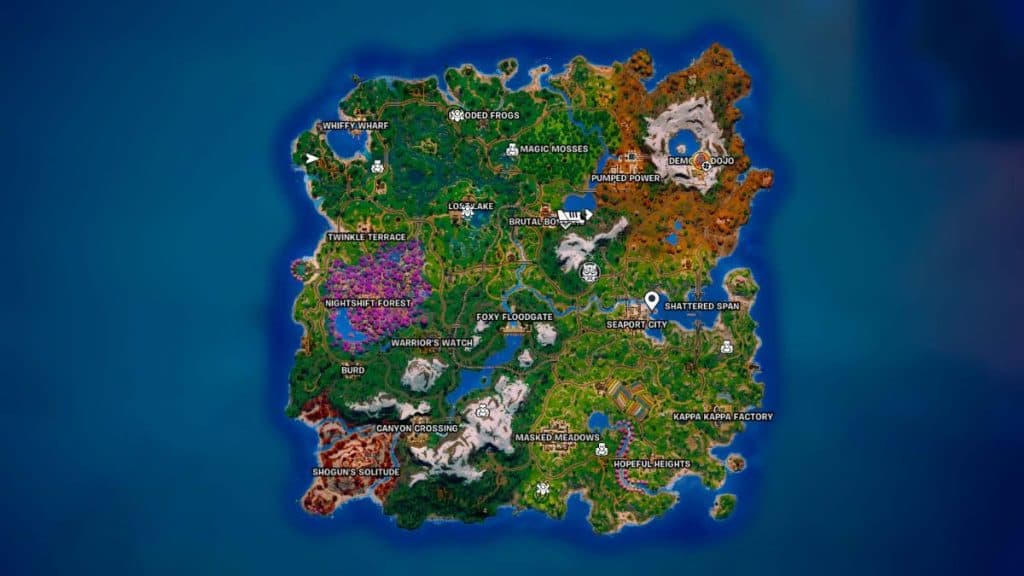 Map Fortnite Chapter 6