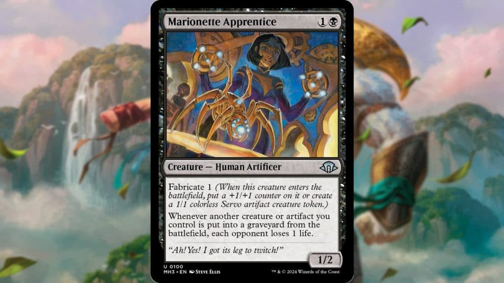 MTG Modern Horizons 3 Marionette Apprentice