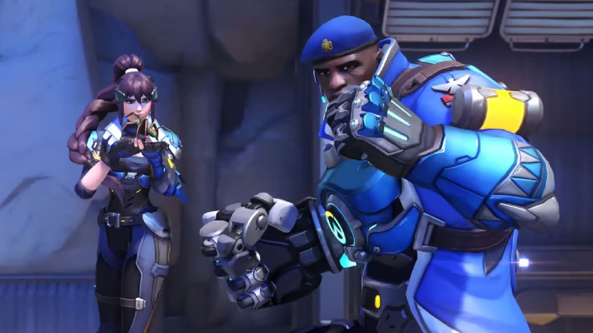 Overwatch 2's Widowmaker and Doomfist in Mirrorwatch