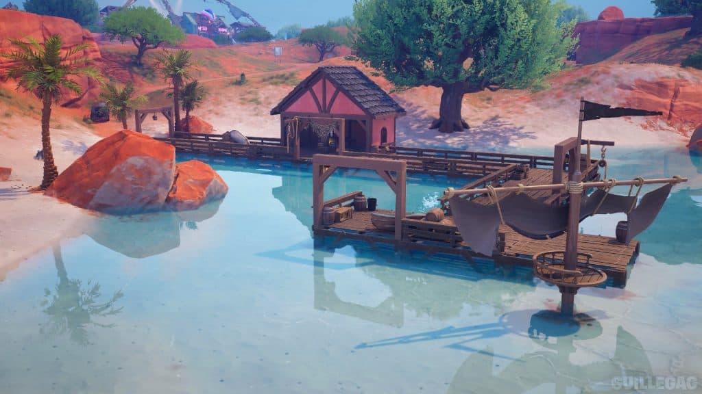 Pirate Outpost in Fortnite Chapter 5 Season 3.