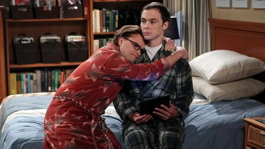 Leonard and Sheldon in The Big Bang Theory