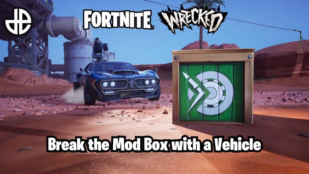 Breaking a Mod Box in Fortnite Chapter 5 Season 3