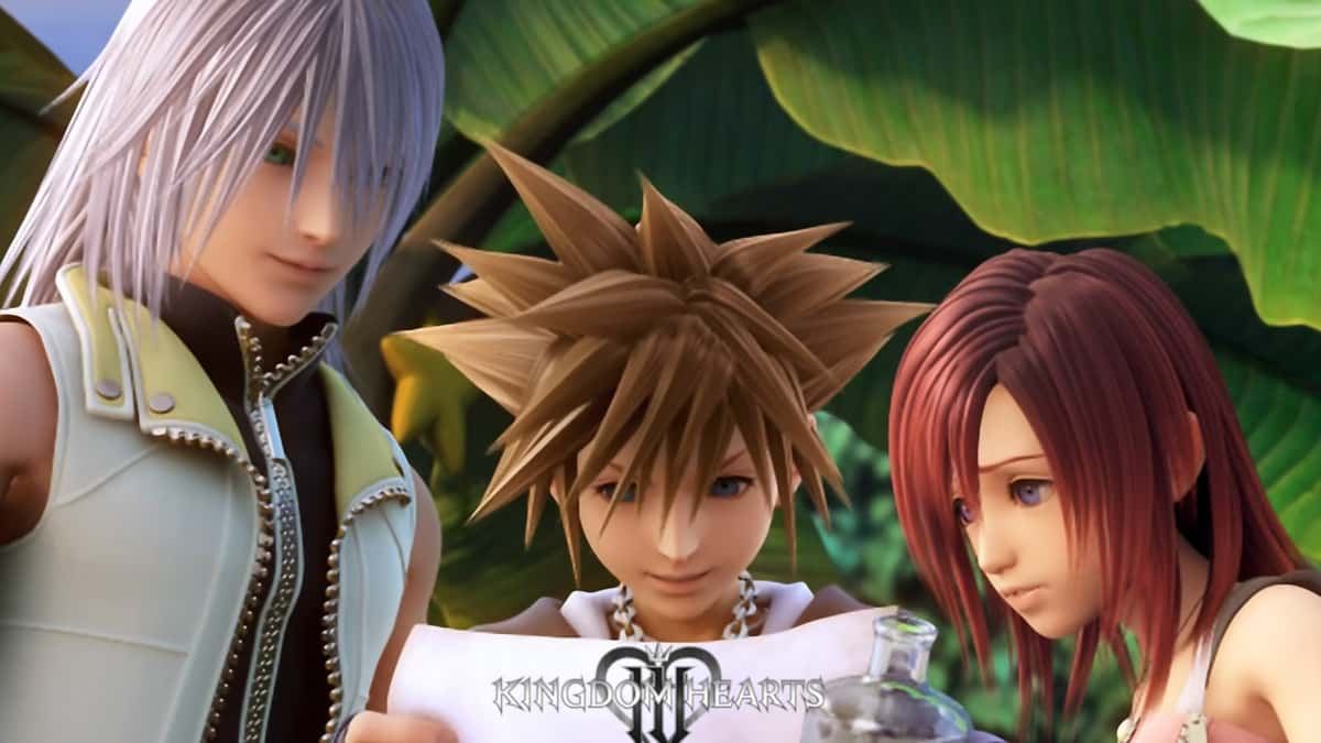 Kingdom Hearts 4 KH2 after credits cutscene Sora Riku Kairi reading letter saying Kingodm hearts 4