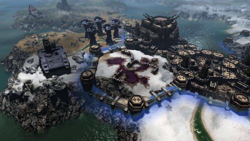 A map in Warhammer 40,000: Gladius – Relics of War