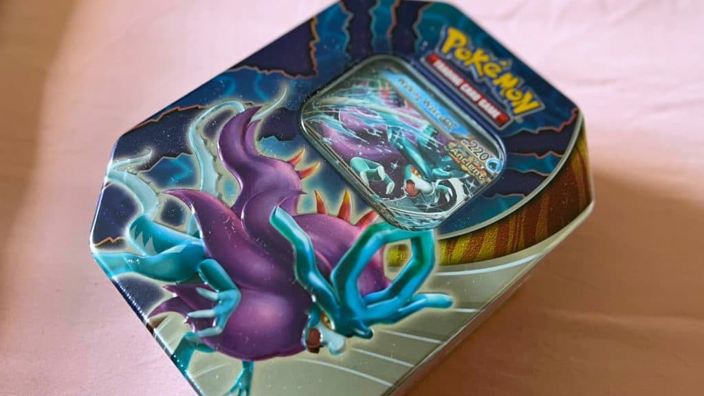 Pokemon TCG Paradox Clash Tin.