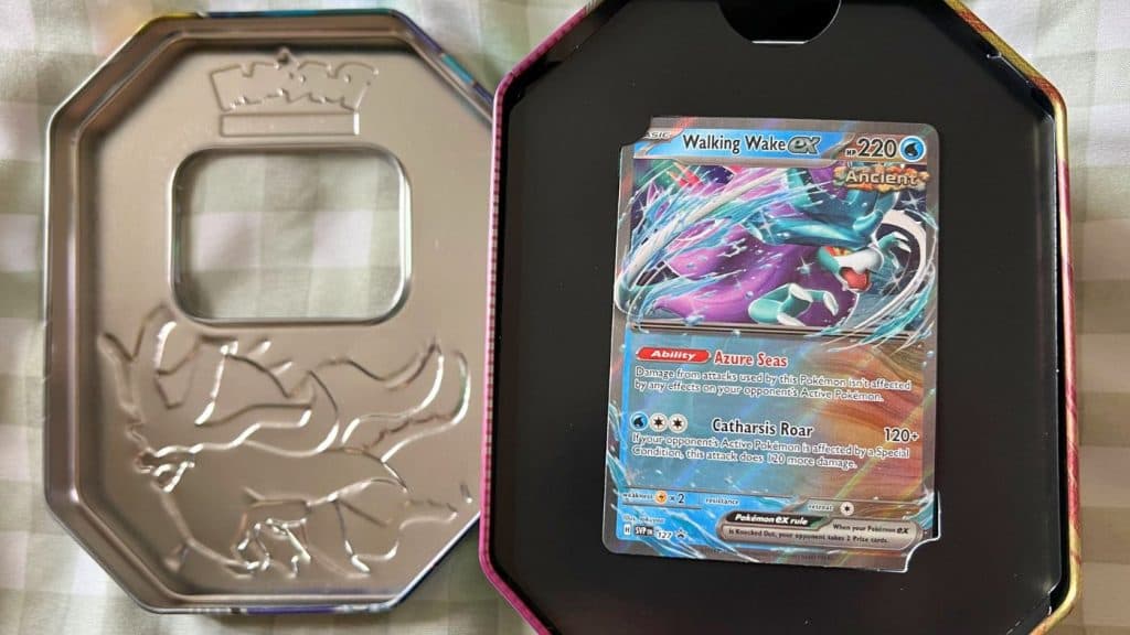 Paradox Clash Pokemon TCG Tin.