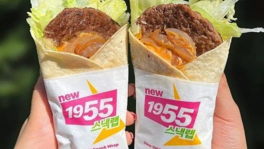 McDonald's snack wrap in Korea