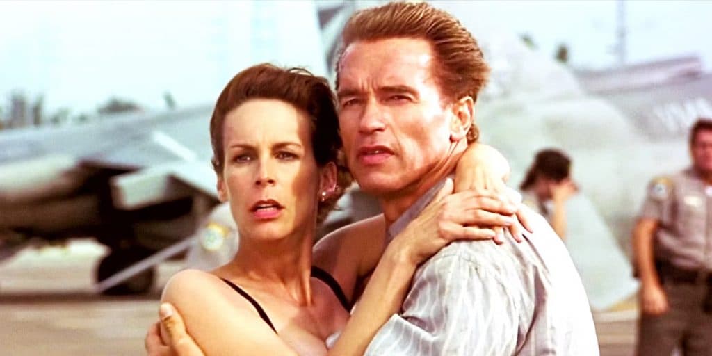 Jamie Lee Curtis and Arnold Schwarzenegger in True Lies