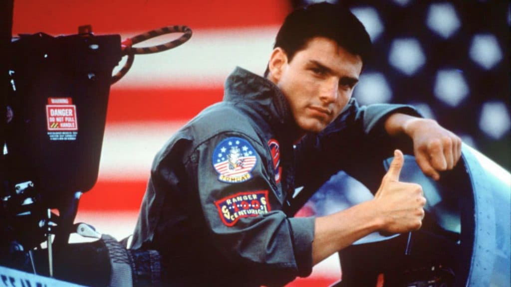 Tom Cruise in Top Gun