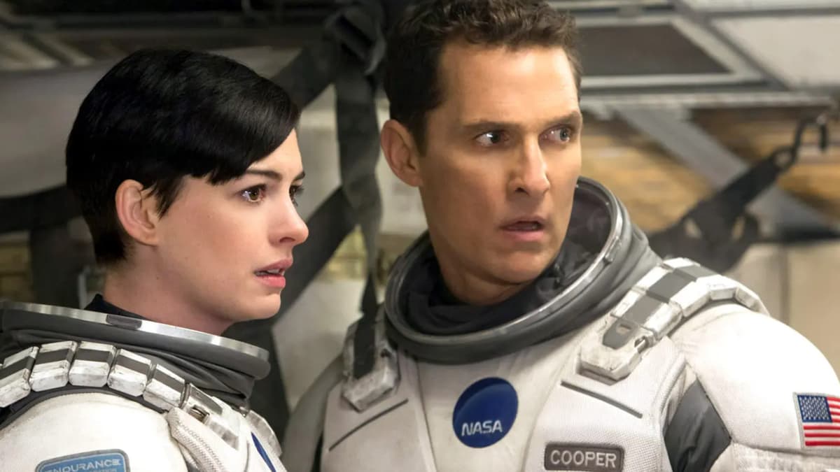 Matthew McConaughey and Anne Hathaway from Interstellar