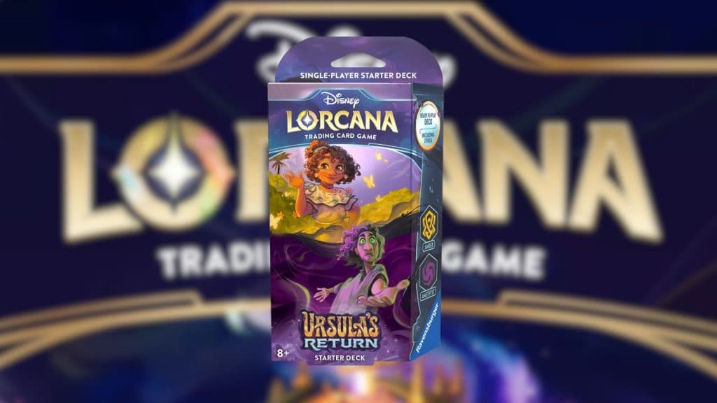 Disney Lorcana Amber Amethyst Starter Deck Set 4