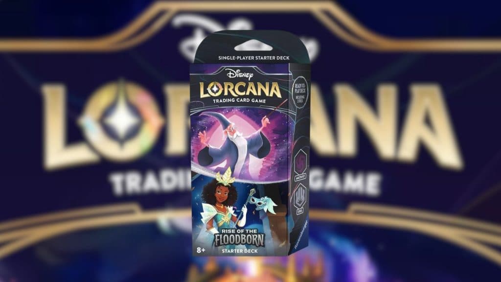 Disney Lorcana Amethyst Steel Starter Deck Set 2