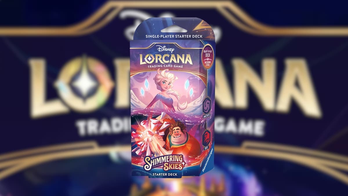 Disney Lorcana Ruby Amethyst Starter Deck Set 5