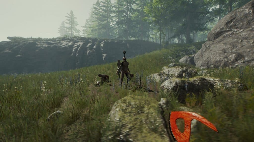 The mutants stare at the player in The Forest