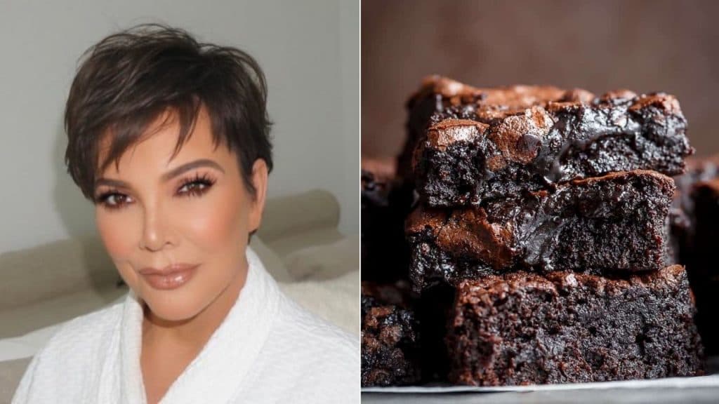 kris kardashian and brownies