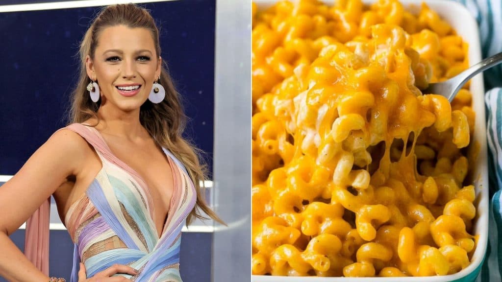 blake lively / mac and cheese