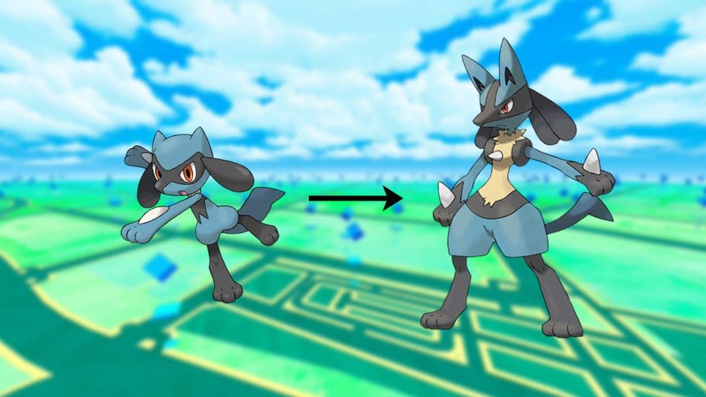 pokemon go riolu lucario evolution