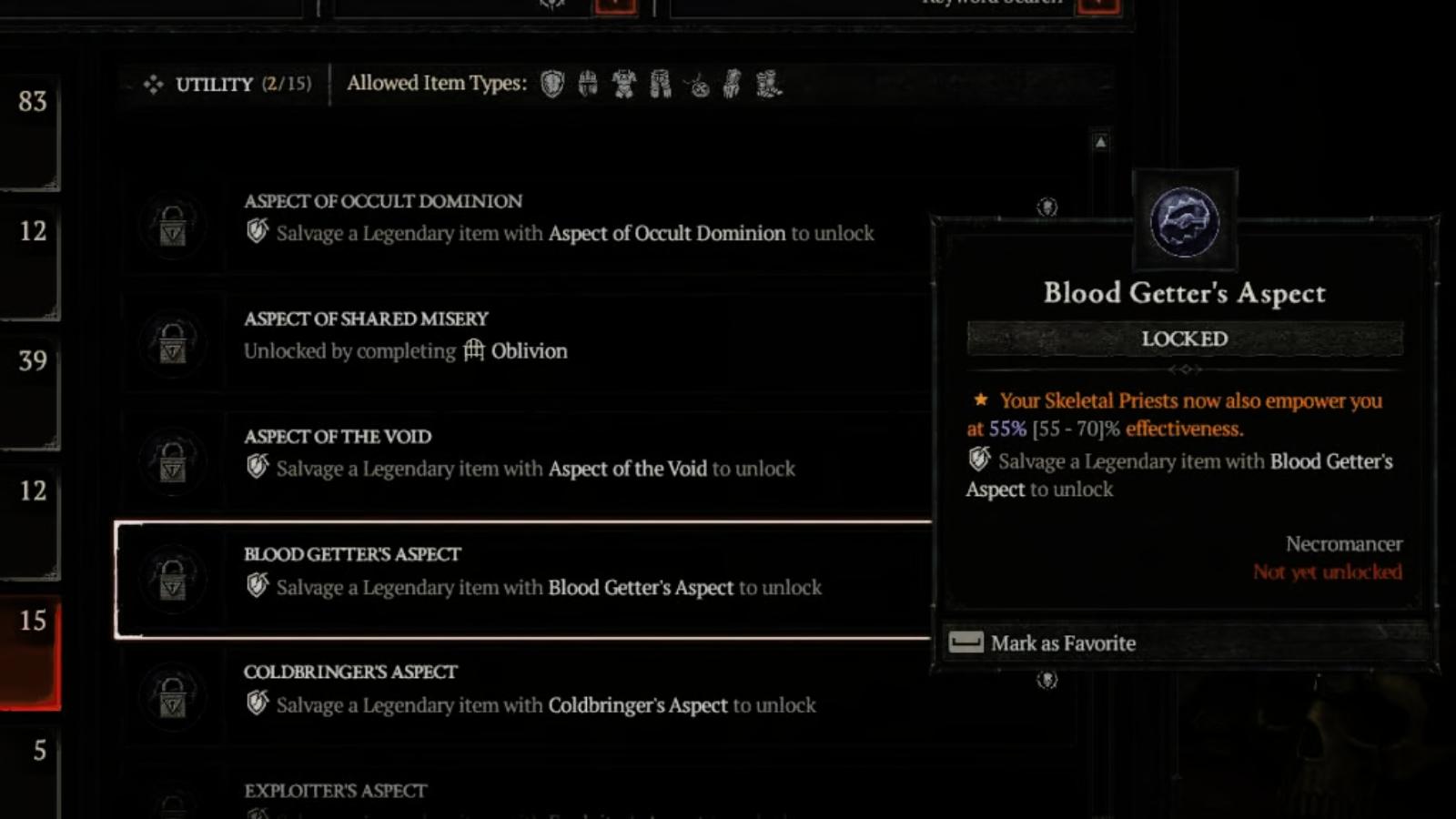Diablo 4: Как получить аспект «Добытчики крови»